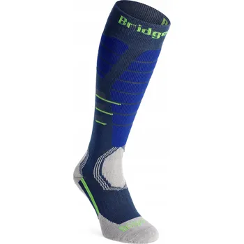 Pánské ponožky Lyžařské Ponožky Bridgedale Ski Easy On - denim/modrá 48