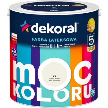 barva na zeď Barva latexová barva Dekoral 2,5 l višňový květ matný