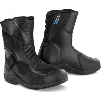 Moto obuv Moto boty dámské turistické SHIMA FUSION WP LADY BLACK + DÁRKY