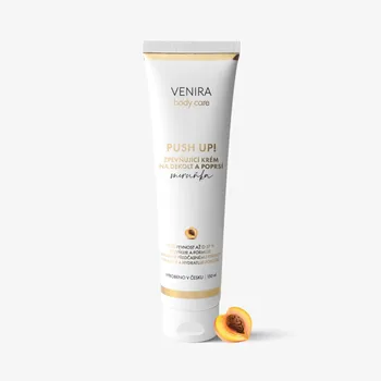 Péče o poprsí VENIRA Push-Up zpevňující krém na dekolt a poprsí meruňka, 150 ml
