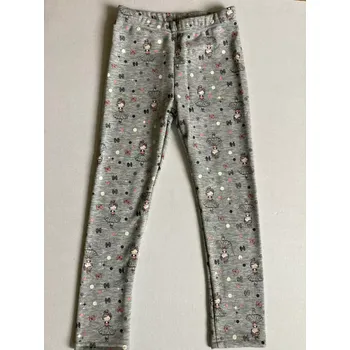 Dívčí legíny Dívčí zateplené legíny Topo in Fashion světle šedé Baleríny