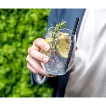 Odličovací ubrousek REFORK - Brčko z přírodního materiálu 6x140, black, 200ks