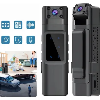 Zabezpečení domácnosti MINI KAMERA FULL HD WIFI 1080P BODY KAMERA S KLIPEM WIFI