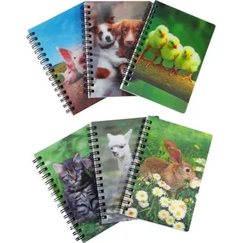 Blok Blok Donau 9,3 x 13,5 cm, čistý, 50 listů, animals