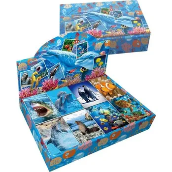 Blok Blok Donau 3D, čistý, 40 listů, mořští živočichové