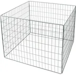 DUFURT Velký kompostér na zahradu kovový 567 l – 90 × 90 × 70