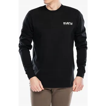 Pánské tričko Tričko s dlouhým rukávem Kavu LS Etch Art - black M