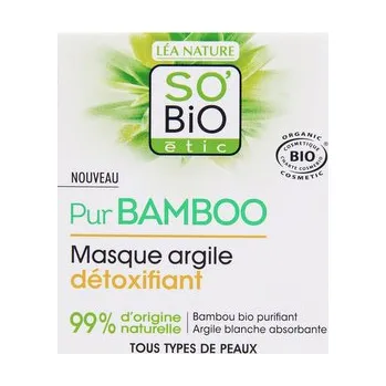 Detoxikační pleťová maska s jílem – řada Pur BAMBOO 50 ml BIO SO’BiO étic