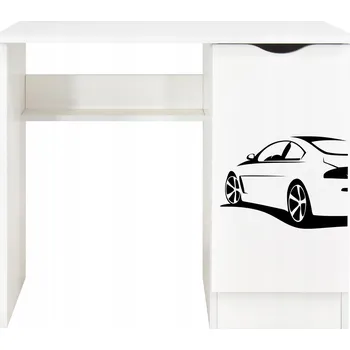 Psací stůl Obdélníkový psací stůl Leomark 90 x 50 x 77 cm bílý