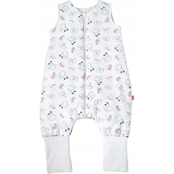 Zavinovačka Zateplený spací pytel s nohavicemi 1-1,5 roku (TOG 2) Medvídci růžoví