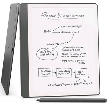 Čtečka elektronické knihy E-book Amazon Kindle Scribe 2024 (64 GB), Premium Pen, tungsten, BEZ REKLAM