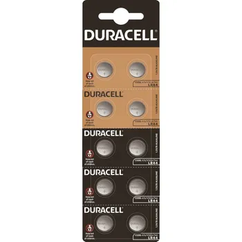 Článková baterie Alkalická baterie Duracell LR44 AG13 A76 10 ks