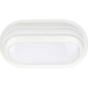 LED panel LED kanálové svítidlo ovál 24W studená bílá 2040lm plast GEM bílá IP54 GERMINA