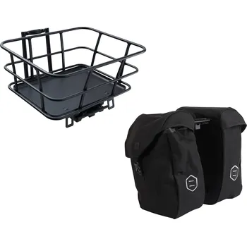brašna na kolo Atranvelo Přední nosič a košík / Dvojitá brašna na jízdní kolo
