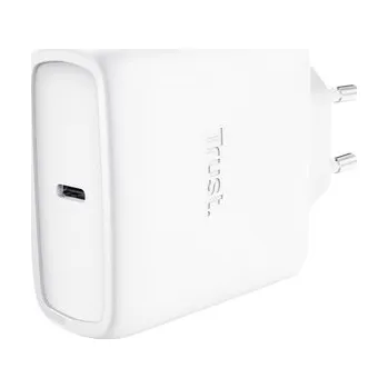 Adaptér k notebooku TRUSt MAXO 65W USB-C GAN CHARGER WHITE 25524 - neoriginální
