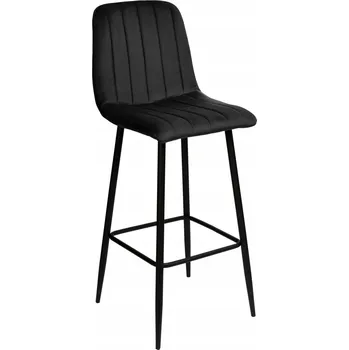 Barová židle Barová Židle eHokery černý 110 cm, látka