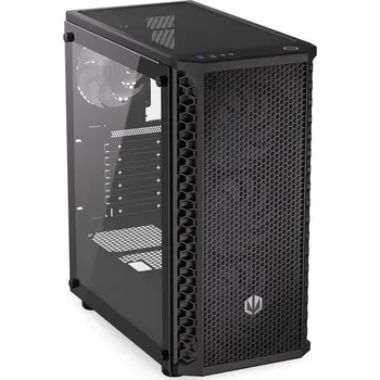 PC skříň ENDORFY Case Signum 300 ARGB, Průhledná bočnice, ATX, 4x120mm, černá