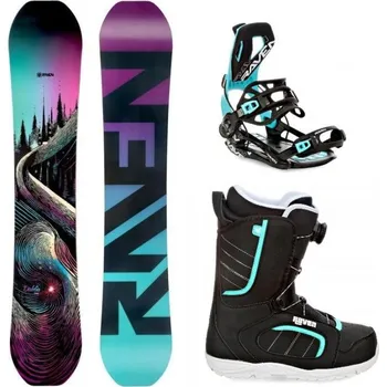 Snowboard Raven Dahlia Carbon Mint/Pink dámský snowboard + Raven Fastec FT360 black/mint vázání + Raven Diva MOZ black/mint boty 151 cm + M (EU 39-42) + DÁREK + Doprava ZDARMA