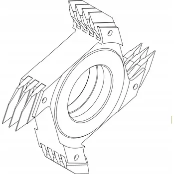 Fréza Faba Fréza nástrčná pro klínové spoje / mikroozuby 140x40xH28,6 mm Z2+2