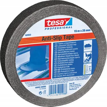 Lepicí páska TESA 60950 Černá protiskluzová páska 15 m x 25 mm