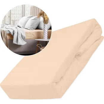 Prostěradlo Prostěradlo bavlna froté 200x220x20 s gumou růžová perleťová Darymex