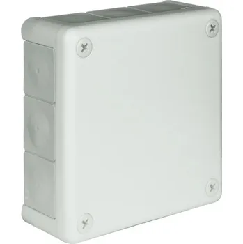 Elektroinstalační krabice Elektroinstalační krabice na omítku hermetická 98x98x42 IP55 ViPlast 041-01 bílá