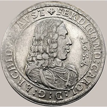 Tolar 1654 Arcivévoda Ferdinand Karel Tyrolský Hall 28,36 g