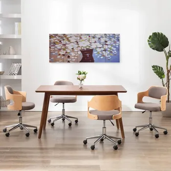 Obraz Sada obrazů s květinami ve váze, barevná, 150