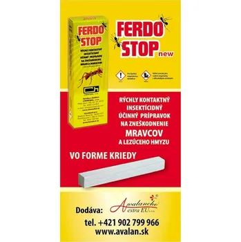 PAPÍRNA MOUDRÝ FerdoStop®, křída proti mravencům a štěnicím