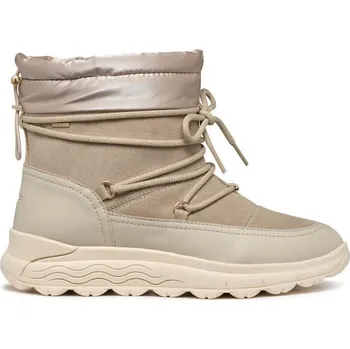 Dámská zimní obuv Sněhule Geox D SPHERICA 4X4 B ABX dámské, béžová barva, na plochém podpatku, zateplené, D4626A 08522 C6738 D4626A.08522.C6738 01X, EUR 41
