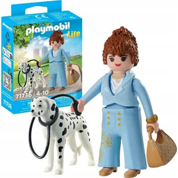 Stavebnice Playmobil Playmobil Žena s dalmatinem 71736