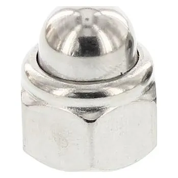 Matice DIN 986 M 6 ušl. ocel A2 bezp. uzavř. matice šestihranná