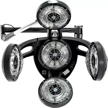 Kadeřnické nůžky Závěsný infrazon GD-505W - černý