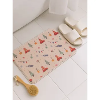Sinsay - Koupelnový kobereček s vánočním motivem - vícebarevná - 785GN-MLC - 785GN-MLC-ONE