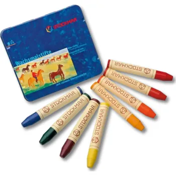 Pastelka Voskové PASTELKY, sada 8ks, barvy waldorf