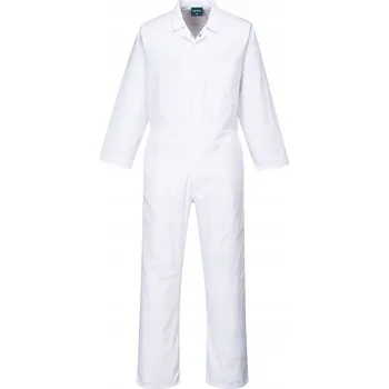 Pracovní obuv Kombinéza pro potravinářský průmysl bez kapes vel. S Bílá R