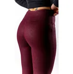 GoldBee Legíny B2 Koženkové Bordo Barva: Bordo, Velikost: 4XL