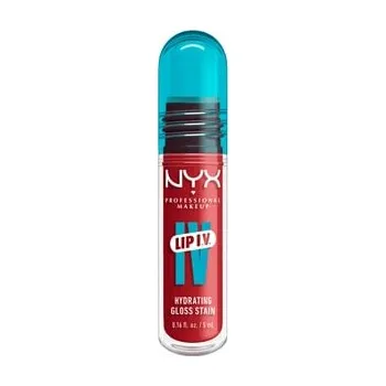 Rtěnka NYX Professional Makeup Lip I.V. Hydrating Gloss Stain Lesk na rty