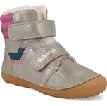 Barefoot dětské zimní boty D.D.step W063-52804D zlaté Velikost: 36