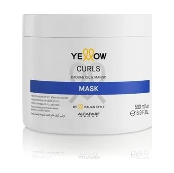 Vlasová regenerace Alfaparf Yellow Curls maska na kudrnaté vlasy 500 ml