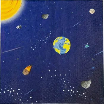 Papírový ubrousek UBROUSKY na NAROZENINY dekorativní KOSMOS 20 KS