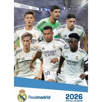 Kalendář SPEKTRUM GRAFIK nástěnný kalendář Fotbal FC Real Madrid 2026