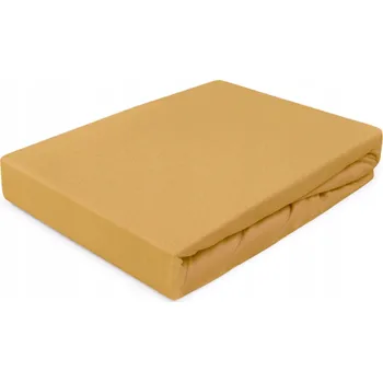 Prostěradlo Prostěradlo s gumou 90x200 jersey hořčicové