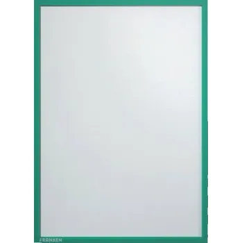Kancelářský nábytek Magnetický rámeček Franken, A4, zelený