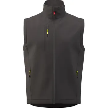 pracovní vesta Pánská zateplená softshellová vesta Payper CREEK PAD Barva: Černá/ Černá, Velikost: 5XL