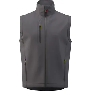 pracovní vesta Pánská zateplená softshellová vesta Payper CREEK PAD Barva: Antracit/ Černá, Velikost: 4XL