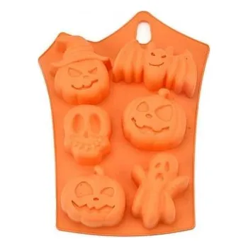 Mýdlo Silikonová forma na mýdlo HALLOWEEN II. - 6ks