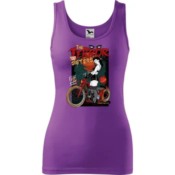 Dámské tílko s potiskem Terror sisters Velikost: XL, Barva: Fialová