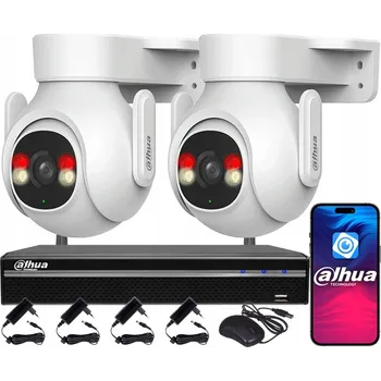 Bezpečnostní kamera WIFI 4MPx monitorovací sada DAHUA se 2 kamerami P5B-PV, venkovní, otočné, Dual Light