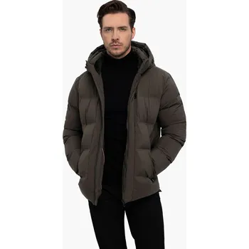 Pánská zimní bunda VOLCANO J-TURIX Barva: Hnědá, Velikost: L